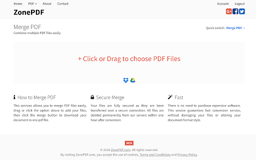 Merge PDF Files - Online PDF Merger