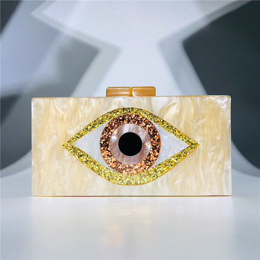 Title 5, Eyes acrylic female bag box banquet bag, a styl...