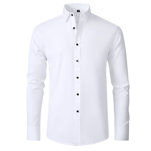 Title 10, Mens Full Elastic Force Shirt, Non-ironing, An...