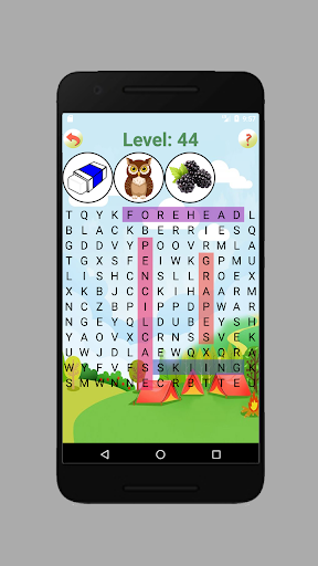 Screenshot Picture Word Search Game