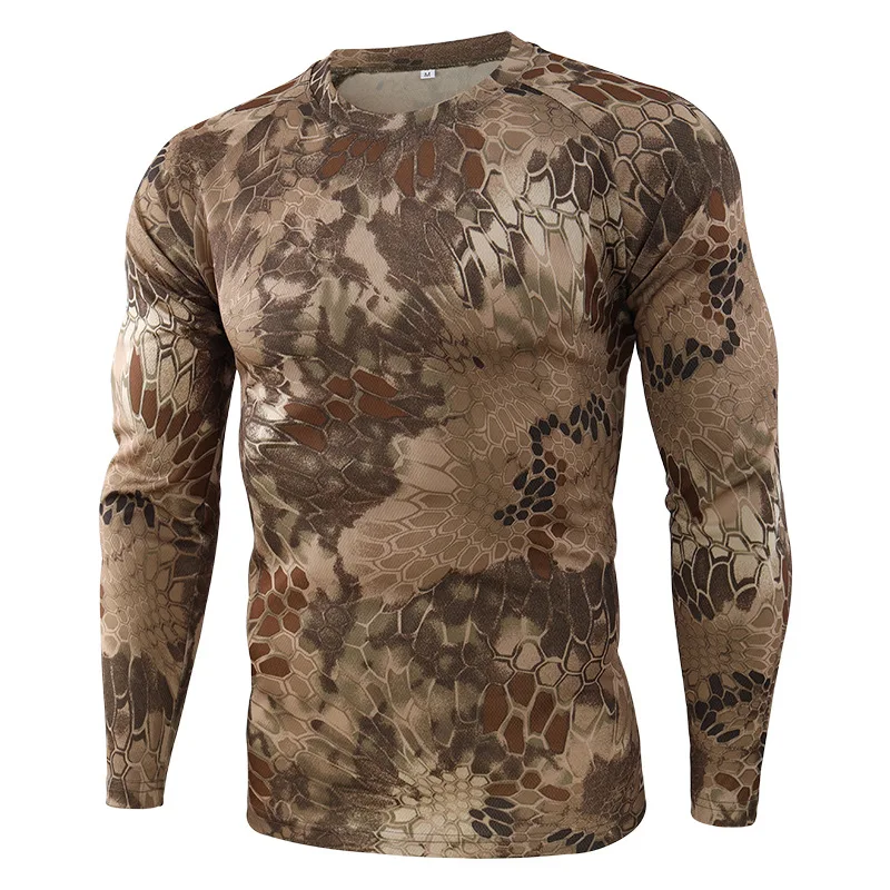 Outdoor Sports Camouflage Long-sleeved Cycling Jersey