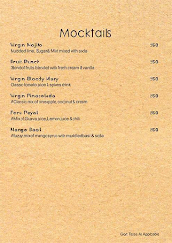 Kerala Cafe menu 2