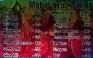 Mahalaxmi Tiffins menu 1