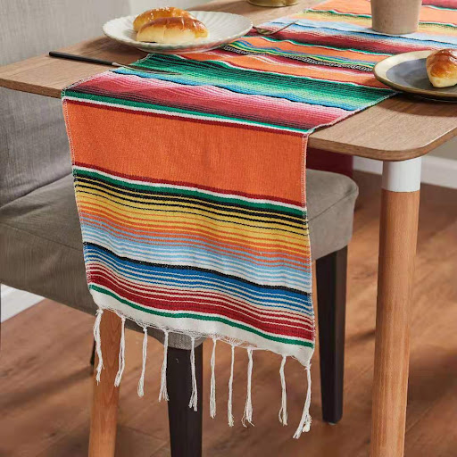 Title 2, Flag Woven Tablecloth Tassel Blanket Beach Blan...