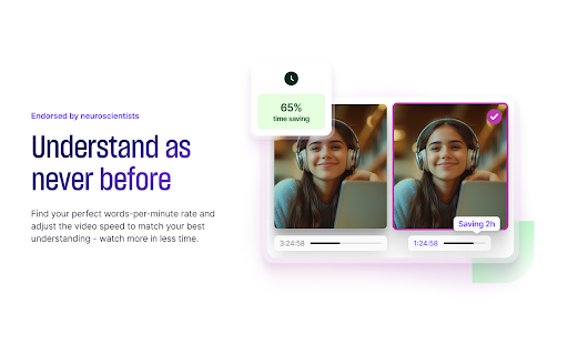Saima AI Video Speed Controller & Smart Note-Taking