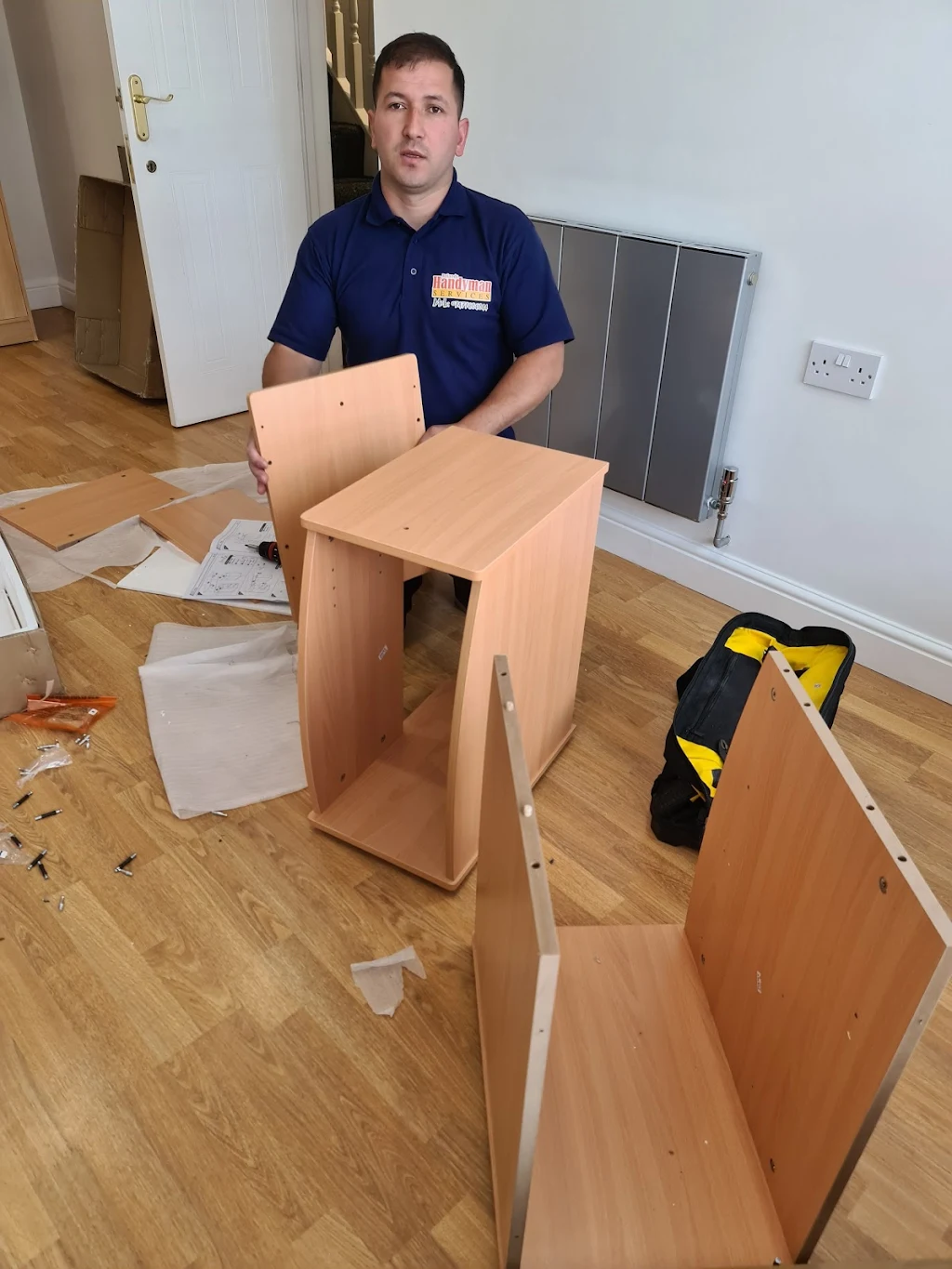 Album cover: Office desk assembly 