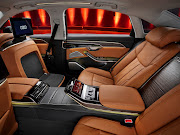 The extended rear living quarters of the A8L have been modified for better comfort. 