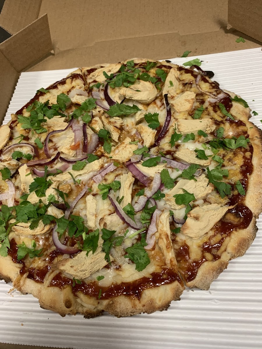 Large 16” Gluten free BBQ pizza