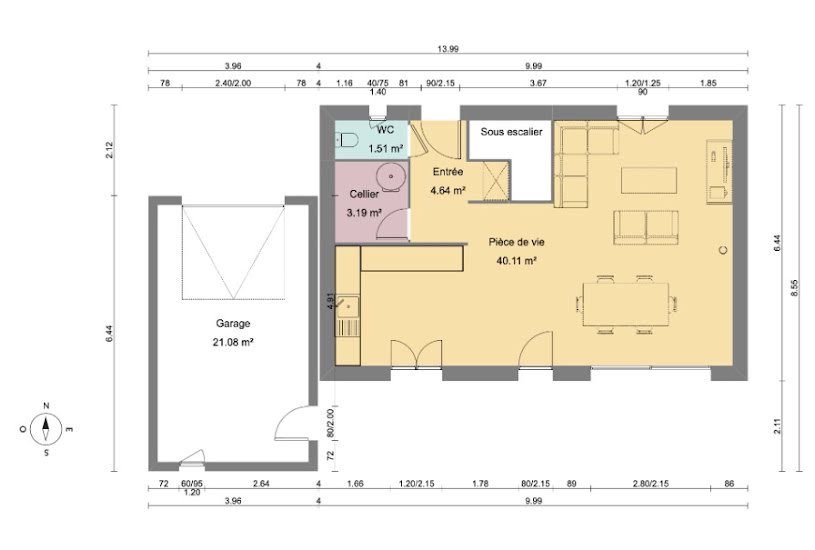  Vente Terrain + Maison - Terrain : 723m² - Maison : 100m² à Caseneuve (84750) 