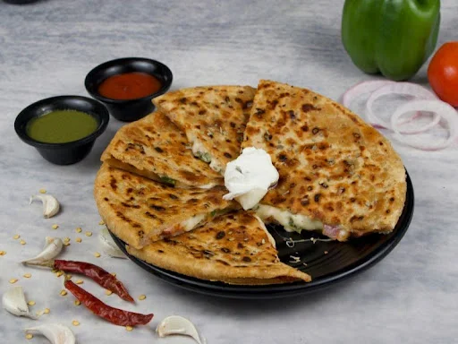 Veggie Delight Pizza Paratha