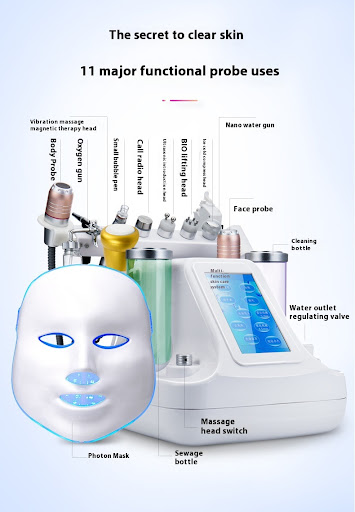 Title 1, Beauty Instrument Cleaner Face Oxygen Injection...