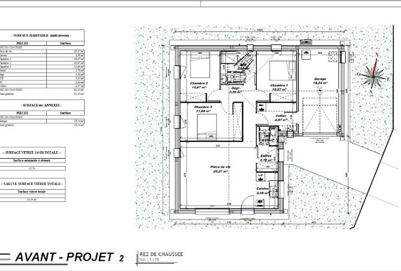  Vente Terrain + Maison - Terrain : 815m² - Maison : 80m² à Avy (17800) 