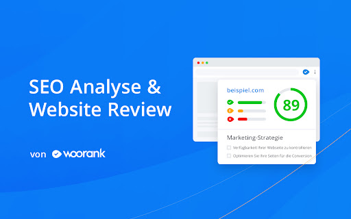 SEO Analysis und Website Review von WooRank