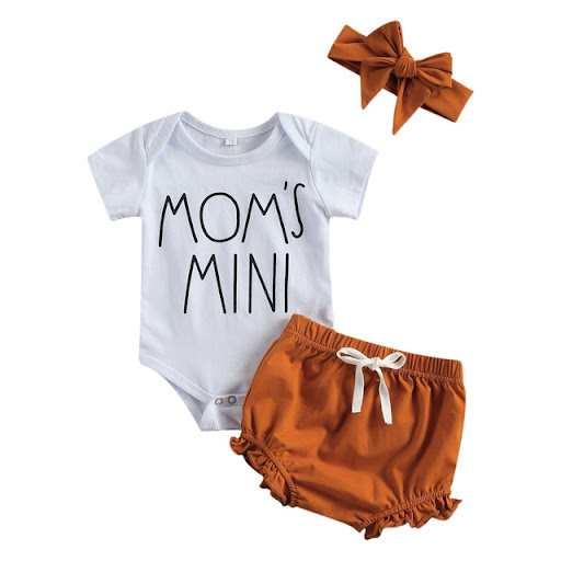 Title 7, Newborn Baby Clothes Set Short Sleeve Romper To...