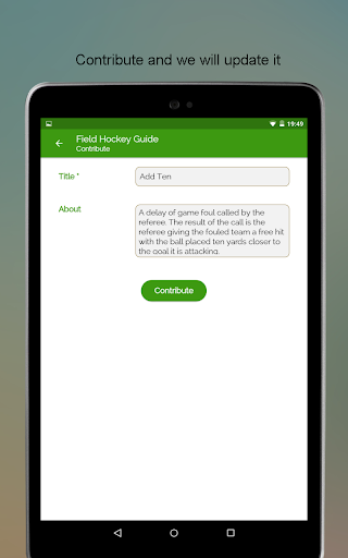 Field Hockey Dictionary