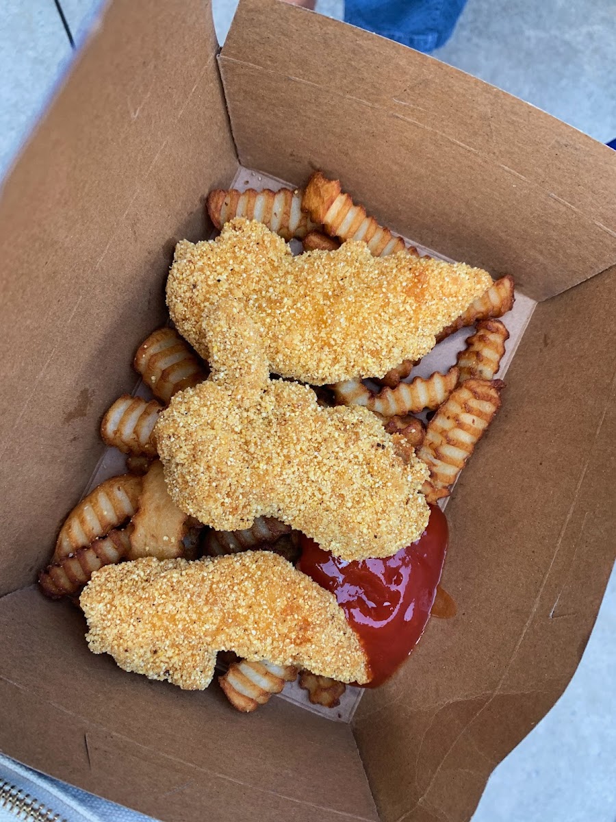 GF chicken tenders & fries