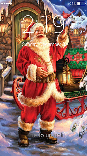 Beautiful Christmas Gifts Lock Screen