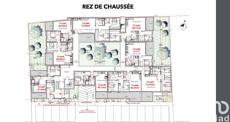 Vente appartement 3 pièces 71 m² à Nimes (30000), 263 000 €