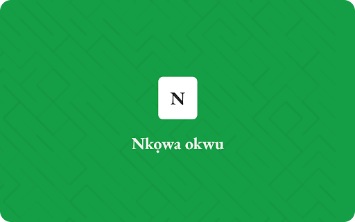 Nkowa okwu - Igbo Dictionary and Translation