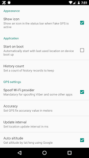 Screenshot Fake GPS location APK