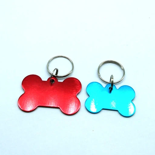 2 PCS / LOT Personalized Small Dog Cat ID Tag Name Collar Tags For Kitten Puppy Pet Dog ID Tag Aluminium Pet Products Su