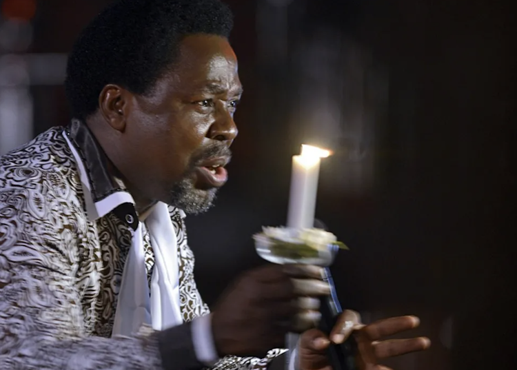 TB Joshua founded the hugely popular Synagogue Church of all Nations