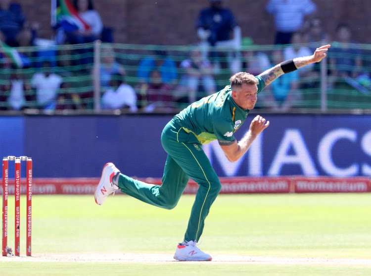 Dale Steyn of South Africa during the 4th Momentum ODI match between South Africa and Sri Lanka at St Georges Park on March 13, 2019 in Port Elizabeth, South Africa.