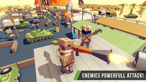 Blocky Army Base:Modern War Critical Action Strike screenshots 2