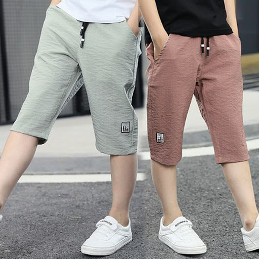 Title 6, Summer Thin Childrens Short Pants Five Point Pa...