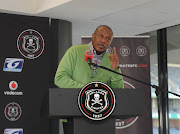 Chairman of Orlando Pirates Irvin Khoza at a press conference on Thursday 3 August 2017 to announce the new head coach of the club. 