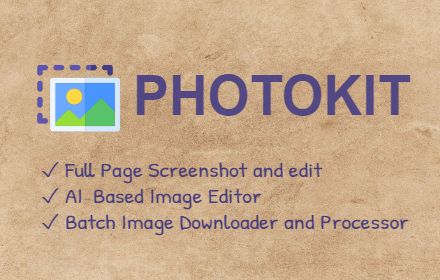 PhotoKit chrome extension