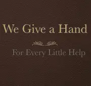 We Give a Hand Logo