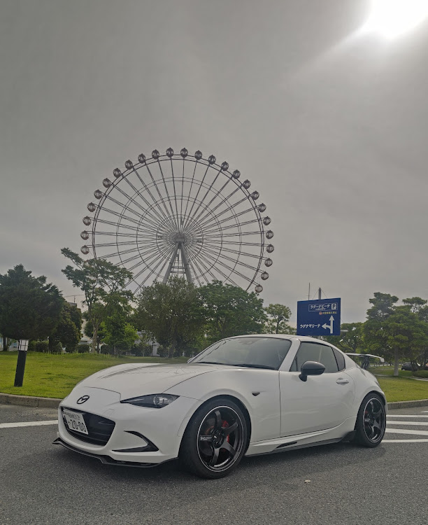 ロードスターRFの鰻ツーリング・いつもいいね＆コメントありがとうございます🥰・クラブシェットランブル・ヤシの木があればカルホルニアに関するカスタム事例の投稿画像2枚目