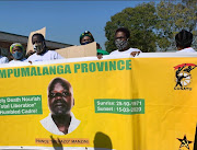 Supporters of the late Manzini protested outside of court