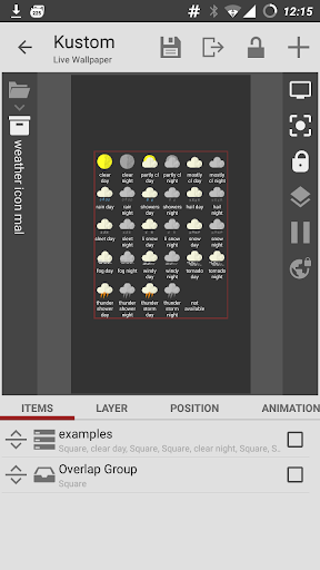 Weather IconPack Maker Kustom