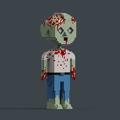 Nifitovox #40 - Bloodied zombie
