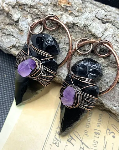 Retro Tarz Doğal Obsidyen Kazak Zin - 3