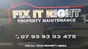 Fix It Right Property Maintenance Logo