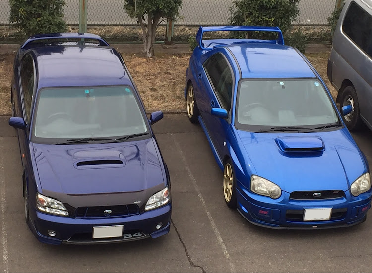 レガシィB4のドライブ・洗車・コラボ撮影・スバル車に関するカスタム事例の投稿画像1枚目