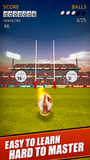 Screenshot Flick Kick Rugby Kickoff