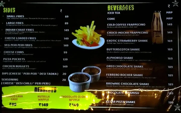 Wat A Burger - India Ka Burger menu 