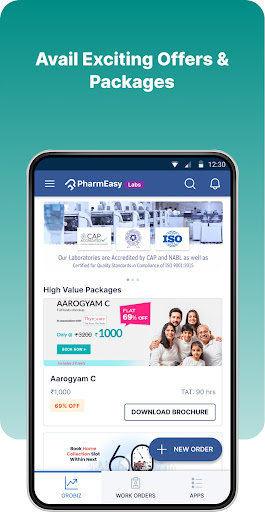 Screenshot Lab Portal - PharmEasy Labs