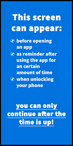 Screenshot iChooseTo: mindful app-usage!