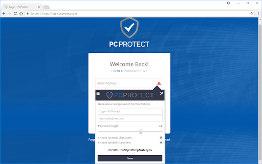 PC Protect Password Vault Assistant