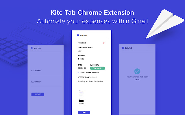 Kite Tab chrome extension