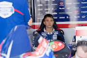 Jason Dupasquier of Swiss and Carxpert PrustelGP looks on in box during the MotoGP Of Italy - Qualifying at Mugello Circuit on May 29, 2021 in Scarperia, Italy.