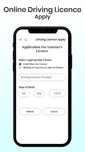 Driving Licence Online Apply  RTO Vehicle Info