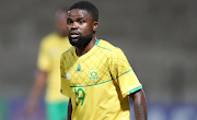 Lesedi Kapinga turning out for Bafana Bafana at the 2023 Cosafa Cup this month.