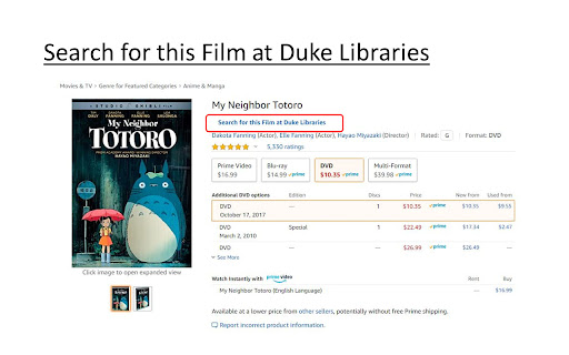 Duke Amazon Browser