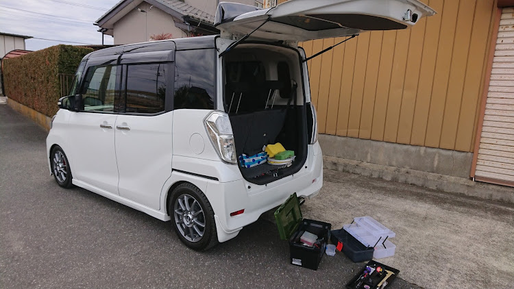 eKスペースカスタムのCUSTOM雅FAMILY・つまらん投稿ですいません🙇⤵️・デフューザー取り付けしたいに関するカスタム事例の投稿画像2枚目